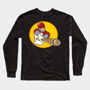 Baseball Brennball Softball Kickball Ballsport USA Long Sleeve T-Shirt